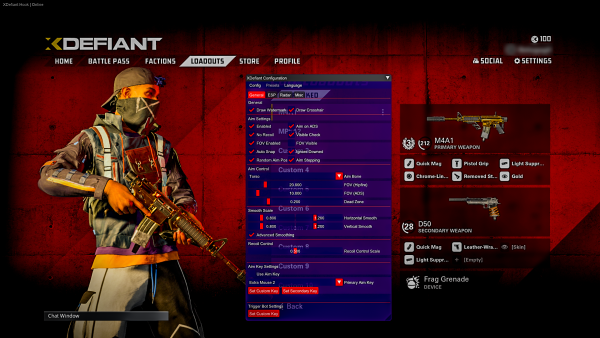XDefiant Aimbot Settings